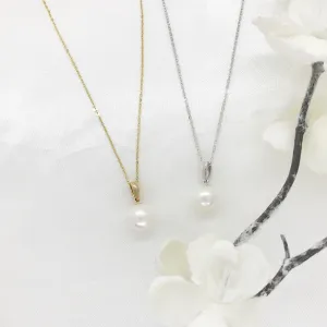 10k Gold Freshwater Pearl Necklace