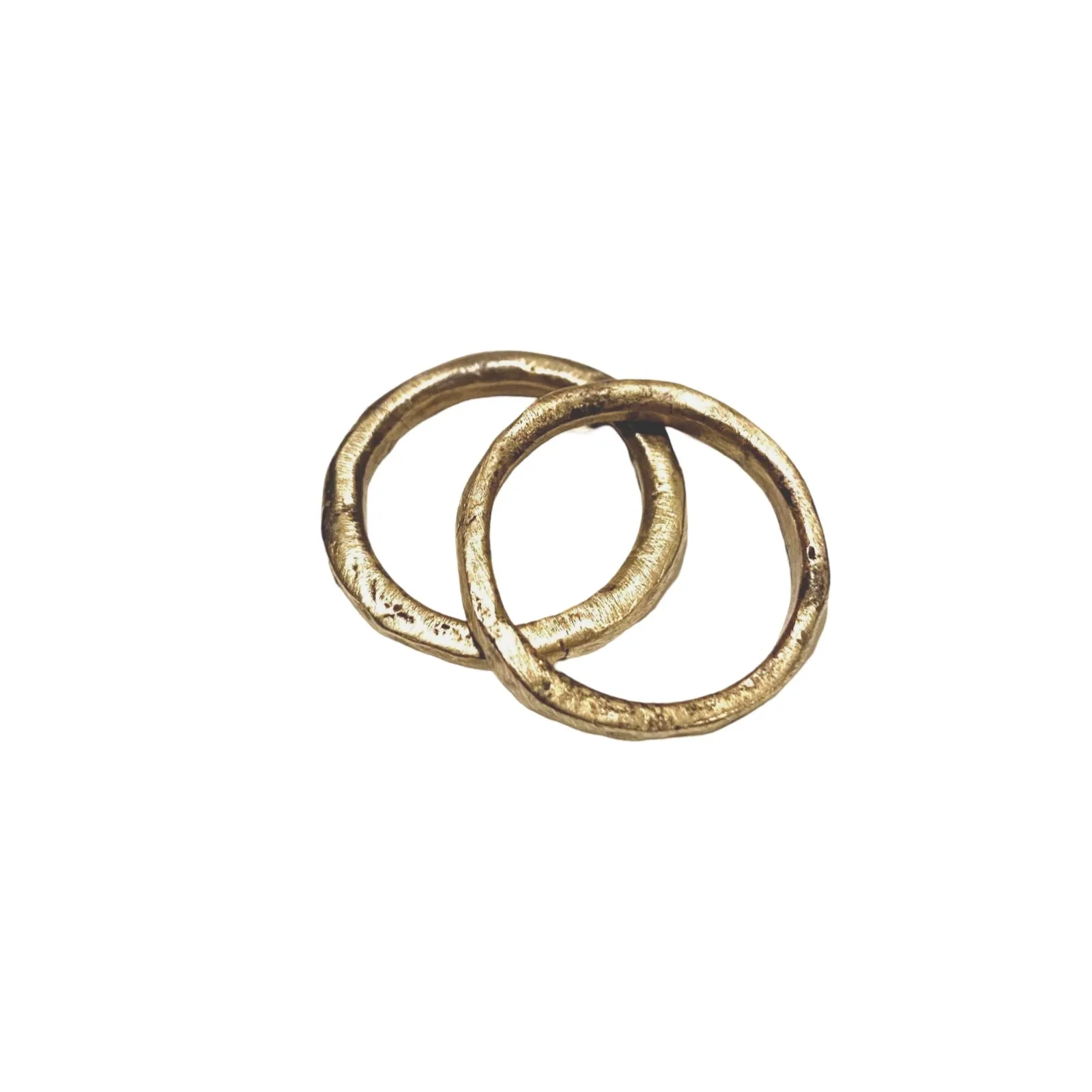 10K Gold Molten Band