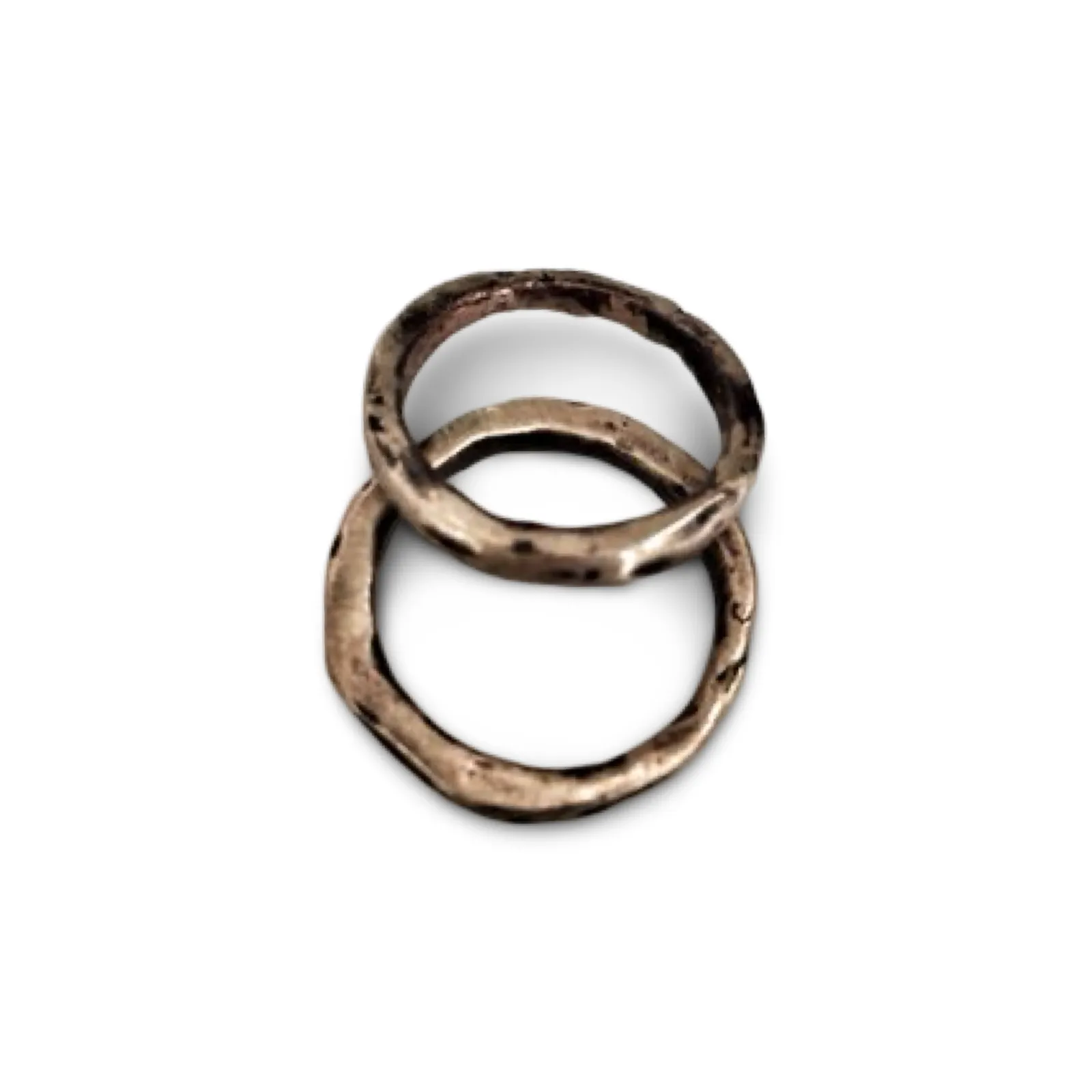 10K Gold Molten Band