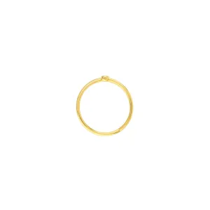 14K Gold Diamond Crossover Ring
