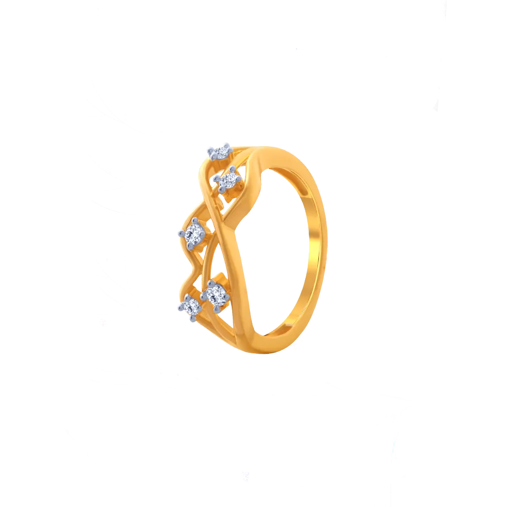 14KT (585) Yellow Gold Ring For Women