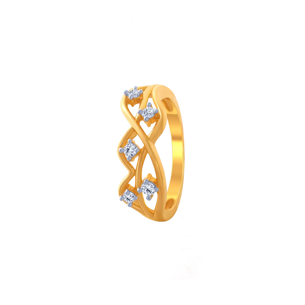 14KT (585) Yellow Gold Ring For Women