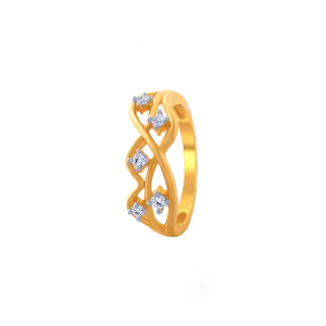 14KT (585) Yellow Gold Ring For Women