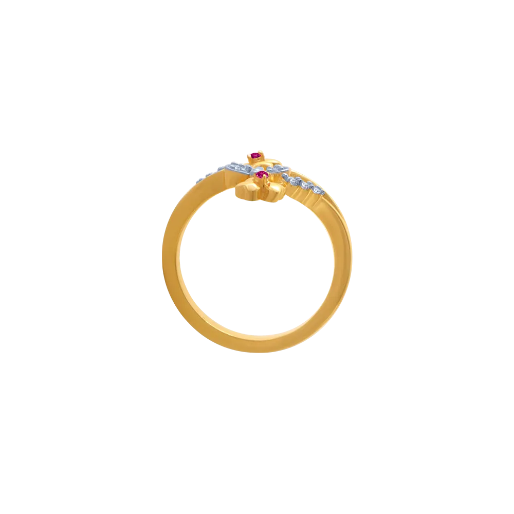 14KT (585) Yellow Gold Ring For Women