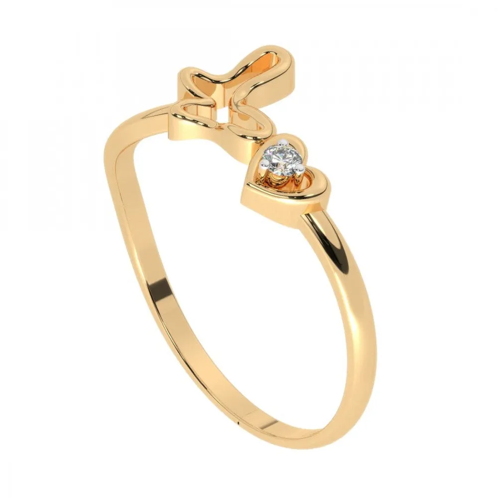 14KT (585) Yellow Gold Ring For Women