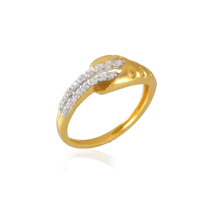 22KT Yellow Gold Ring For Women