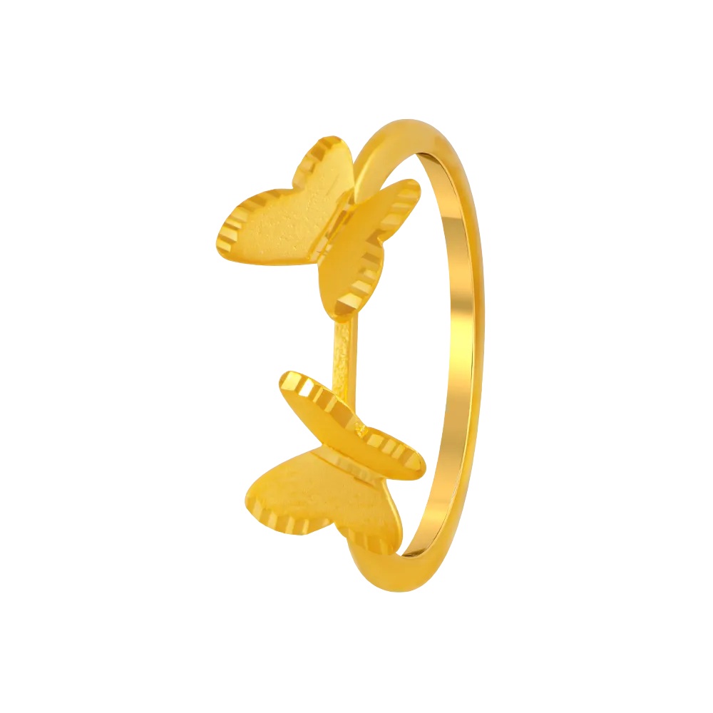 22KT Yellow Gold Ring For Women