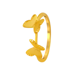 22KT Yellow Gold Ring For Women