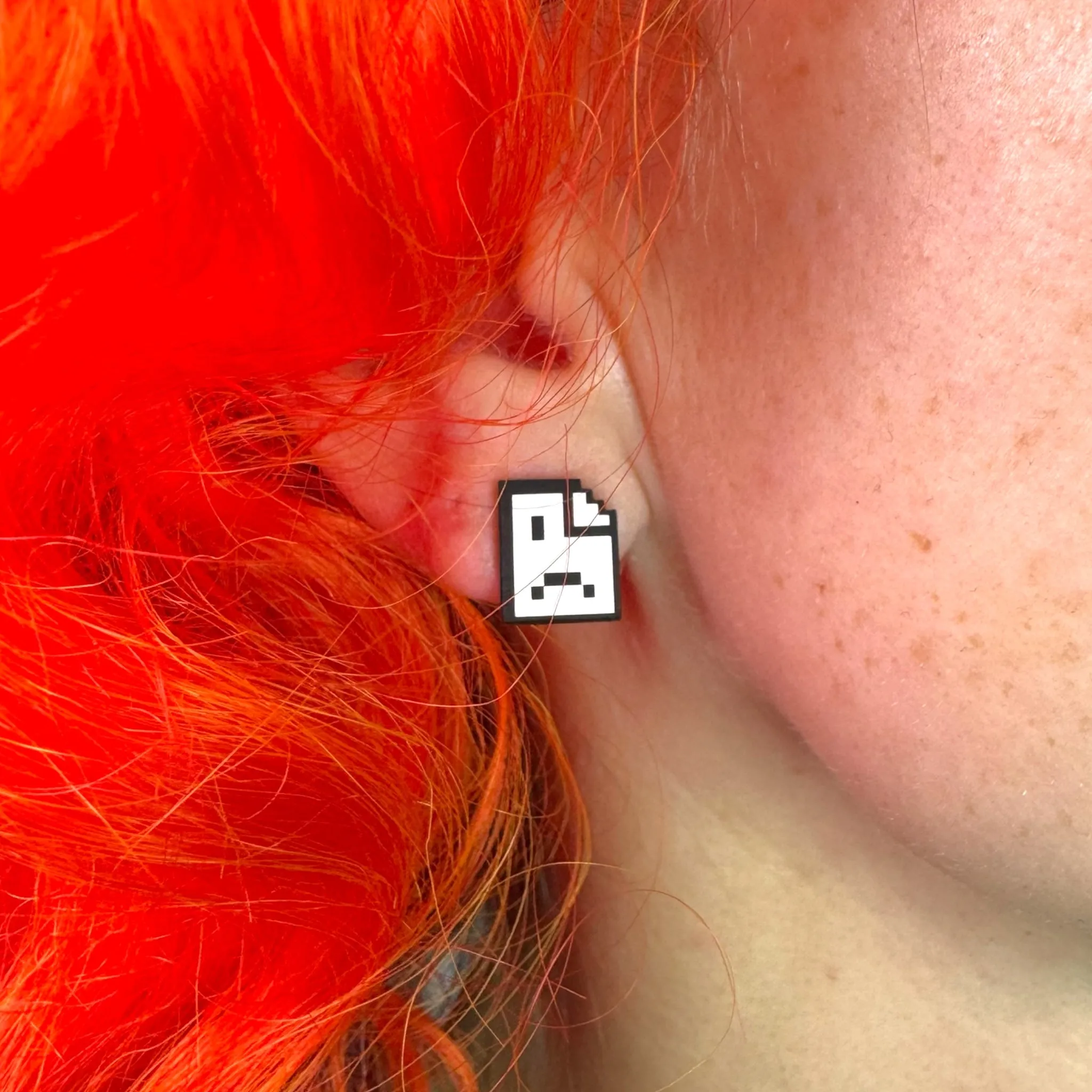 404 Page Not Found Earrings - Perfect for computer geeks, nerds, gamers, and engineers