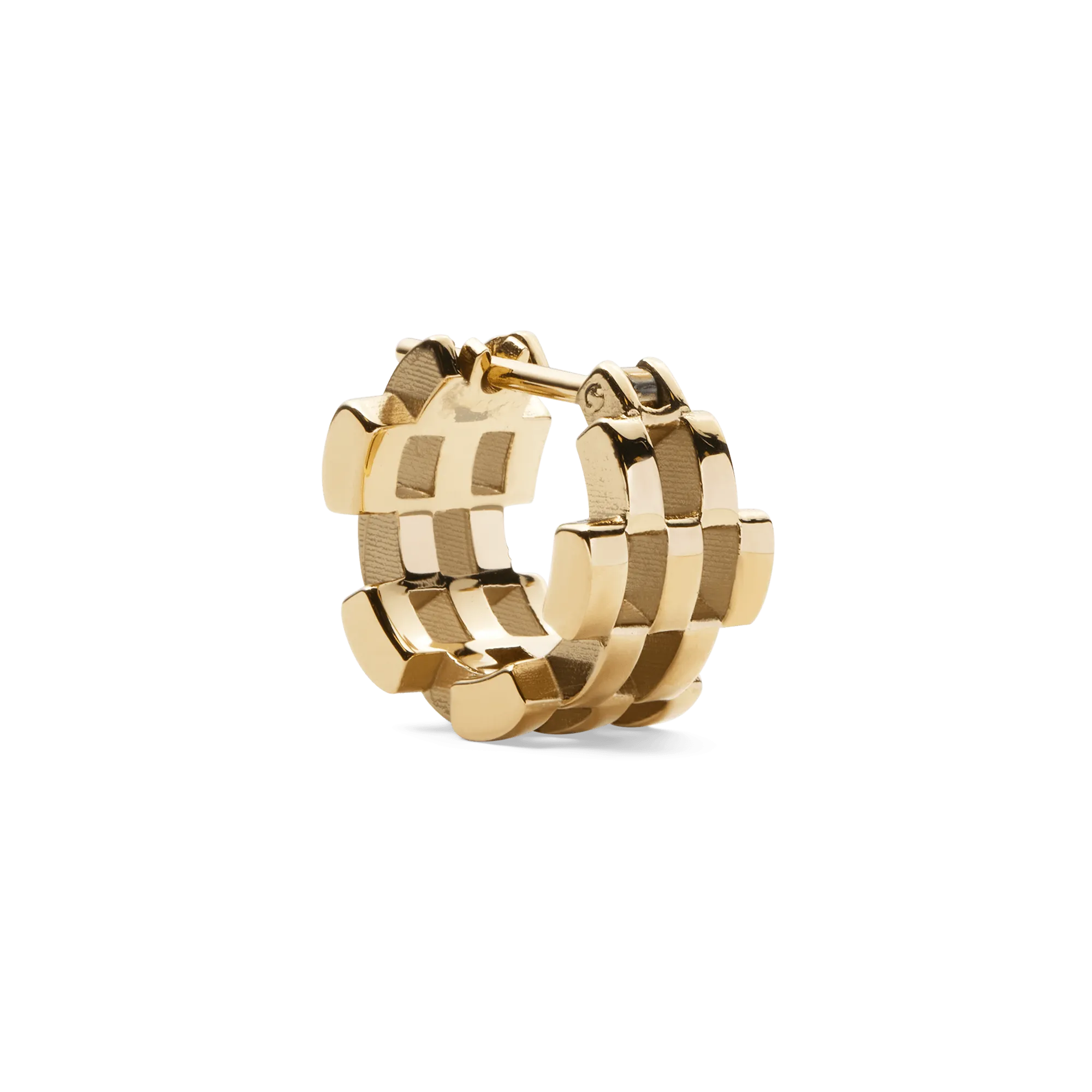 5-Link Earrings Gold