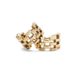 5-Link Earrings Gold