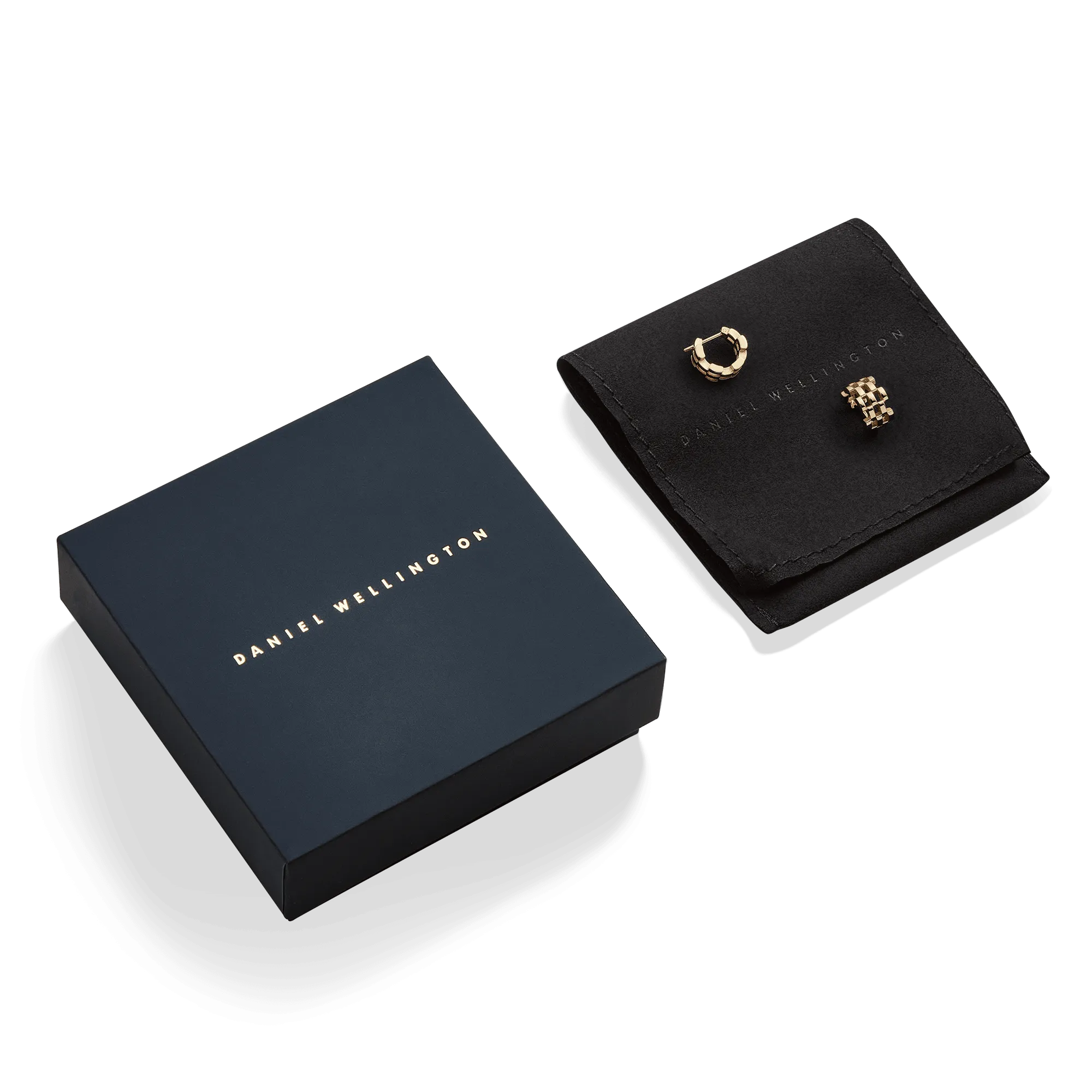5-Link Earrings Gold