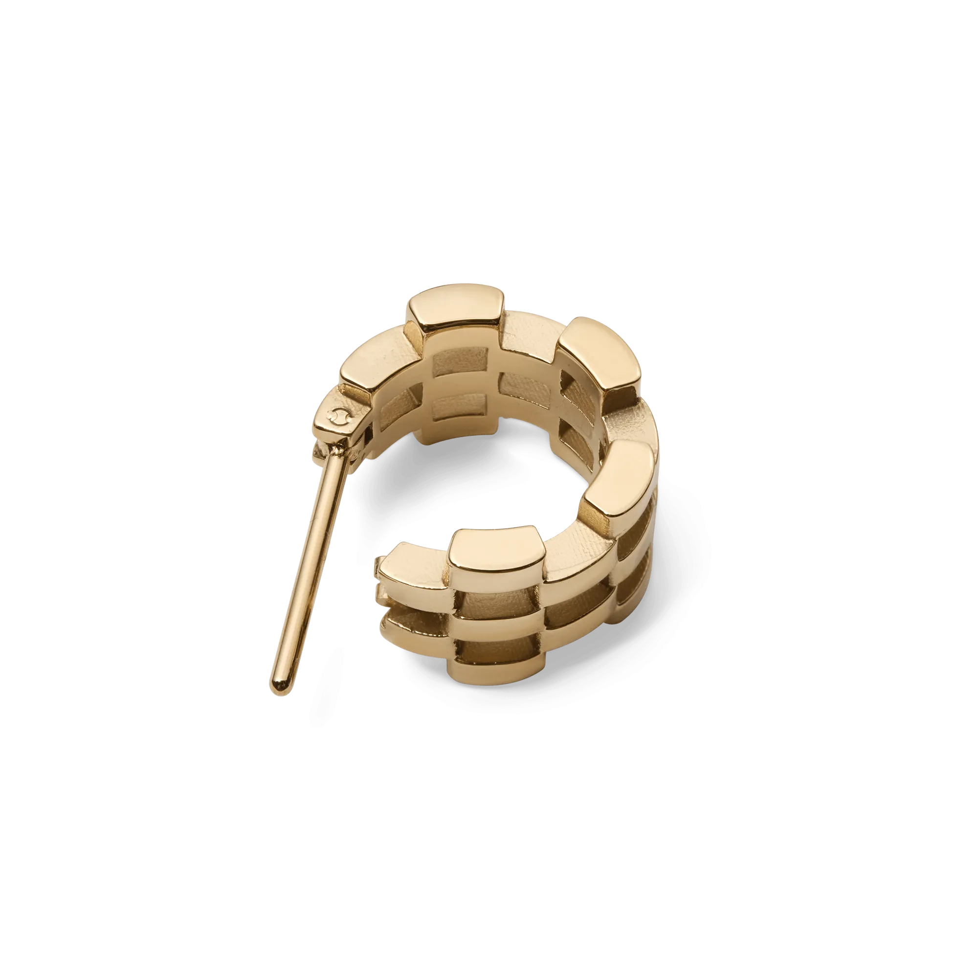 5-Link Earrings Gold