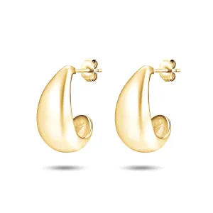 925 Silver Earrings with 18k Yellow Gold Plated