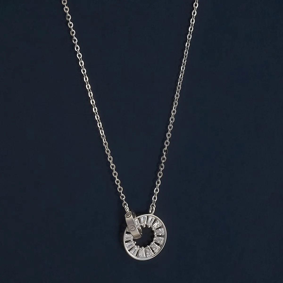 92.5 Silver Necklace 183010
