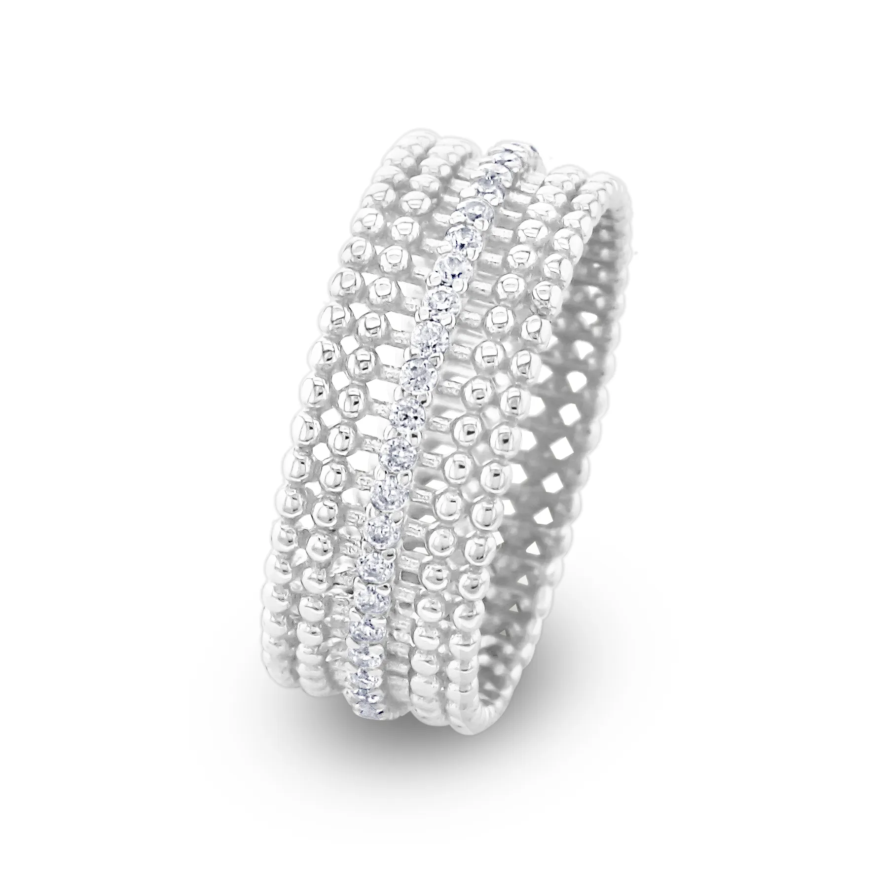 925 Silver Plated Silver Ring