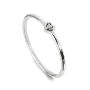9k White Gold Ring Set with HSI Diamonds