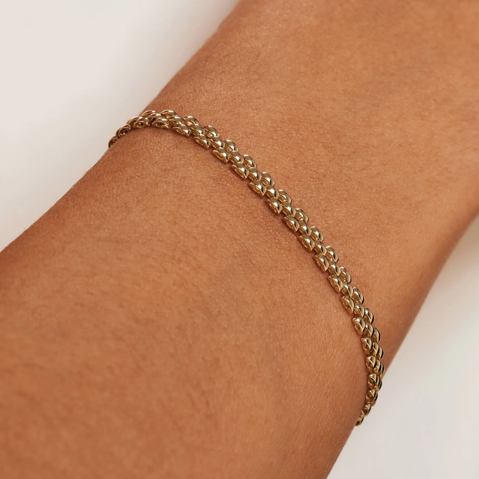Aidee Rosine 14 karat gold link bracelet