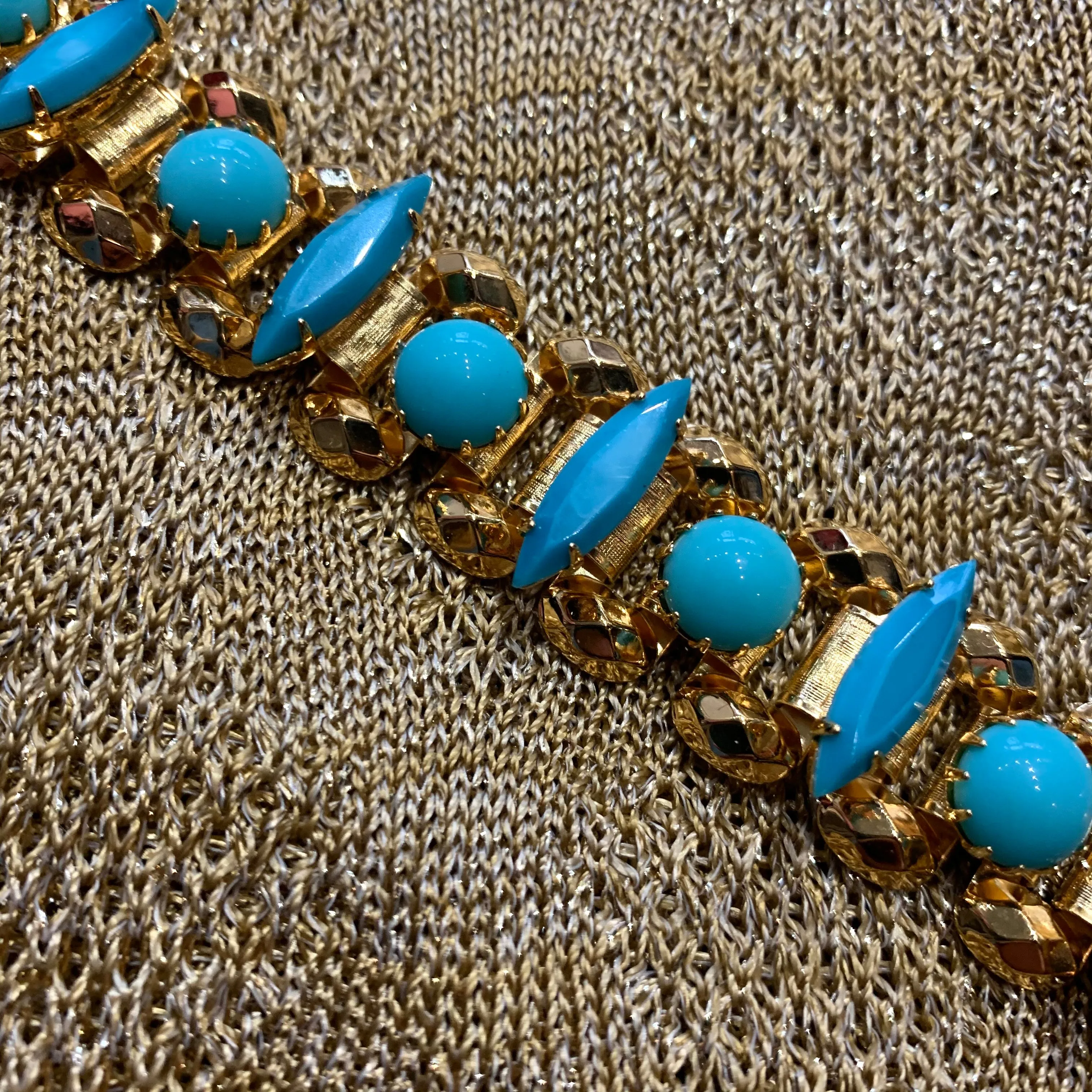 Askew London Turquoise Gold Bracelet