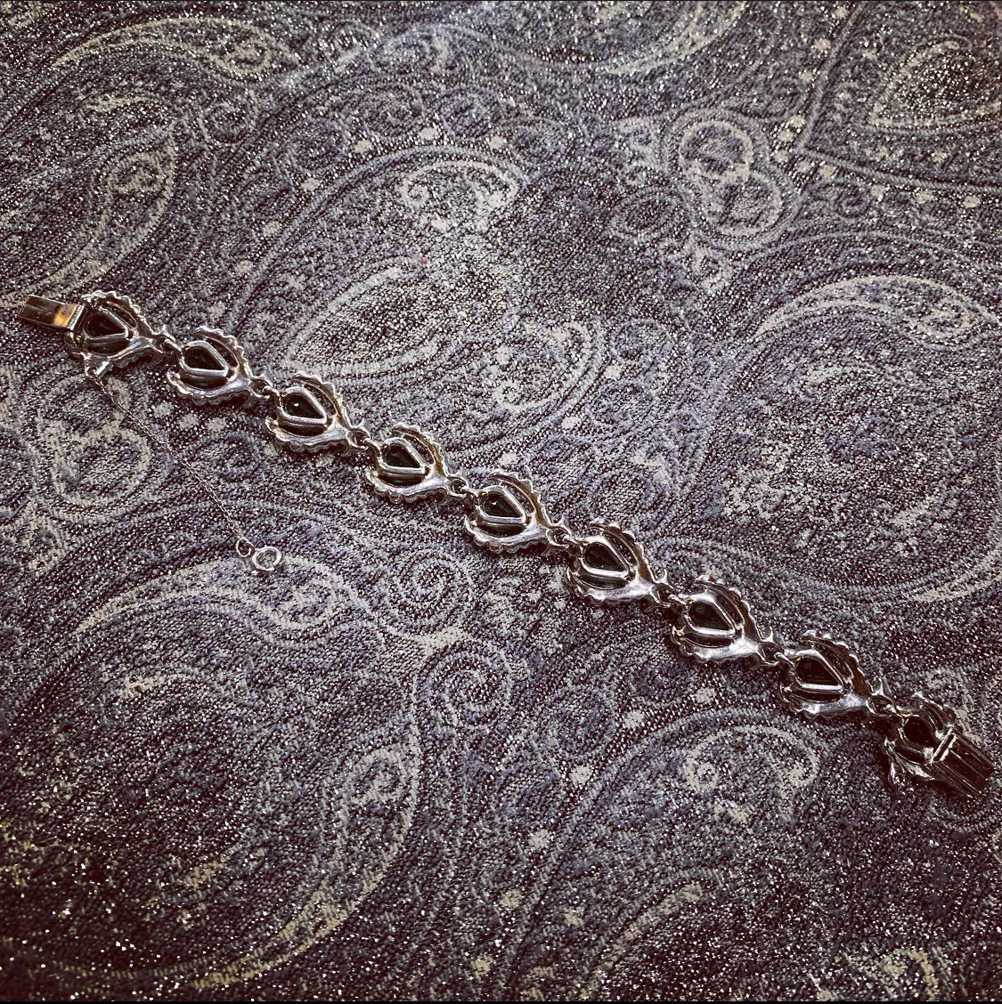 Attwood & Sawyer Vintage emerald green bracelet
