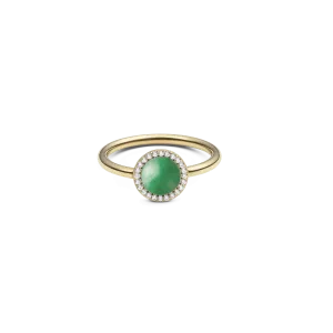 Audrey Ring Jade Gold