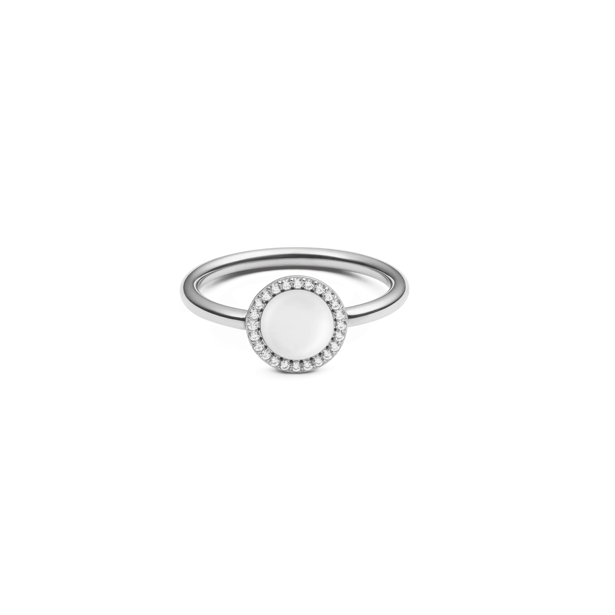 Audrey Ring Mother of Pearl Silver