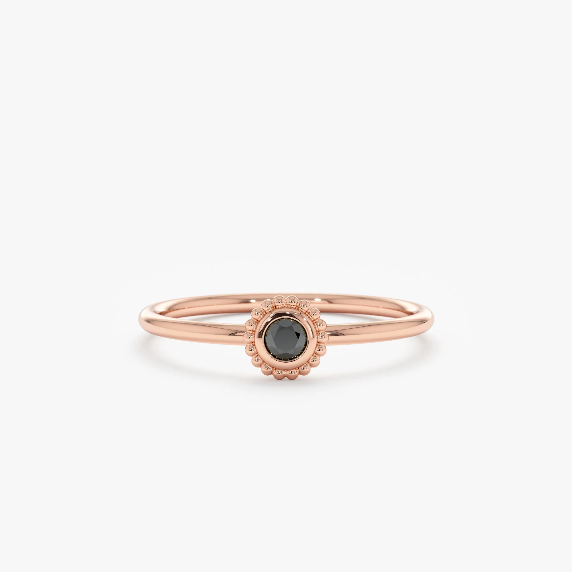 Black Onyx Art Deco Ring, Winnie