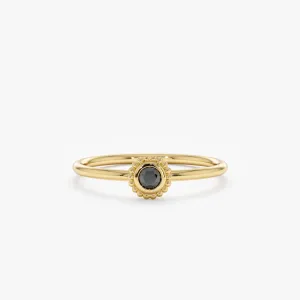 Black Onyx Art Deco Ring, Winnie