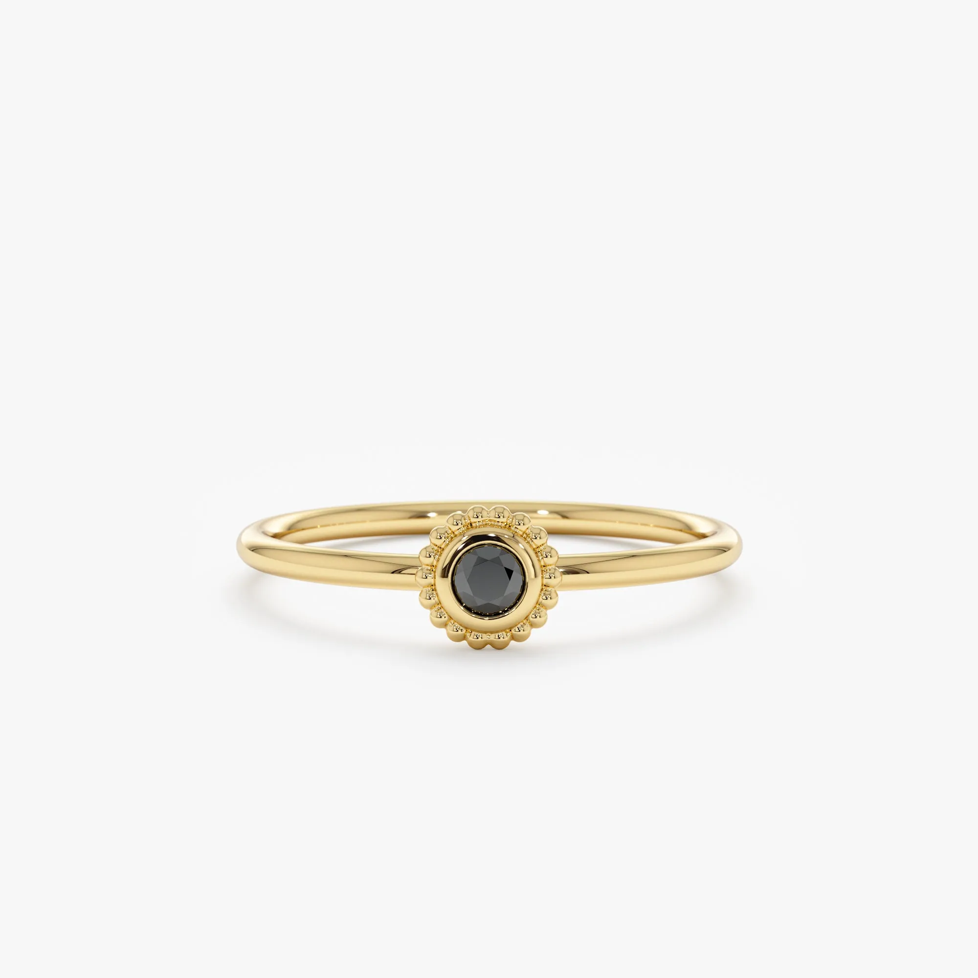 Black Onyx Art Deco Ring, Winnie