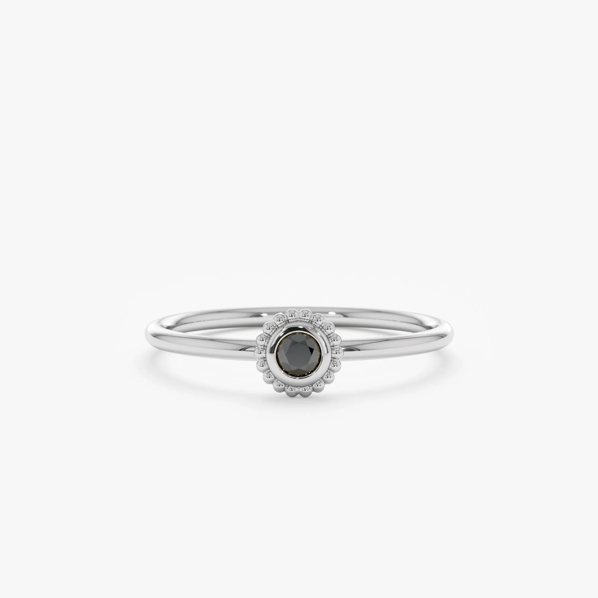 Black Onyx Art Deco Ring, Winnie