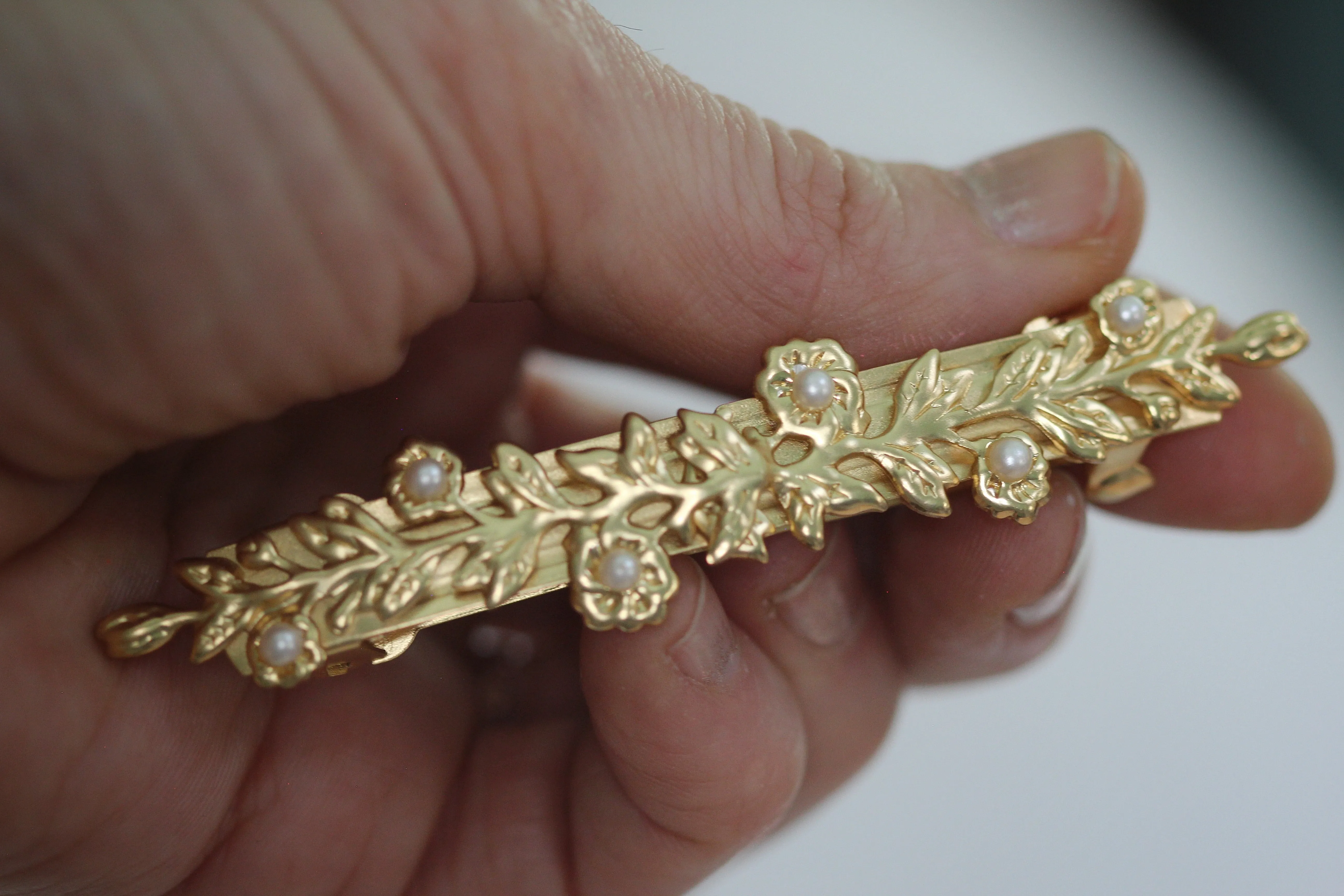 Bloom Double Flower Bouquet Barrette