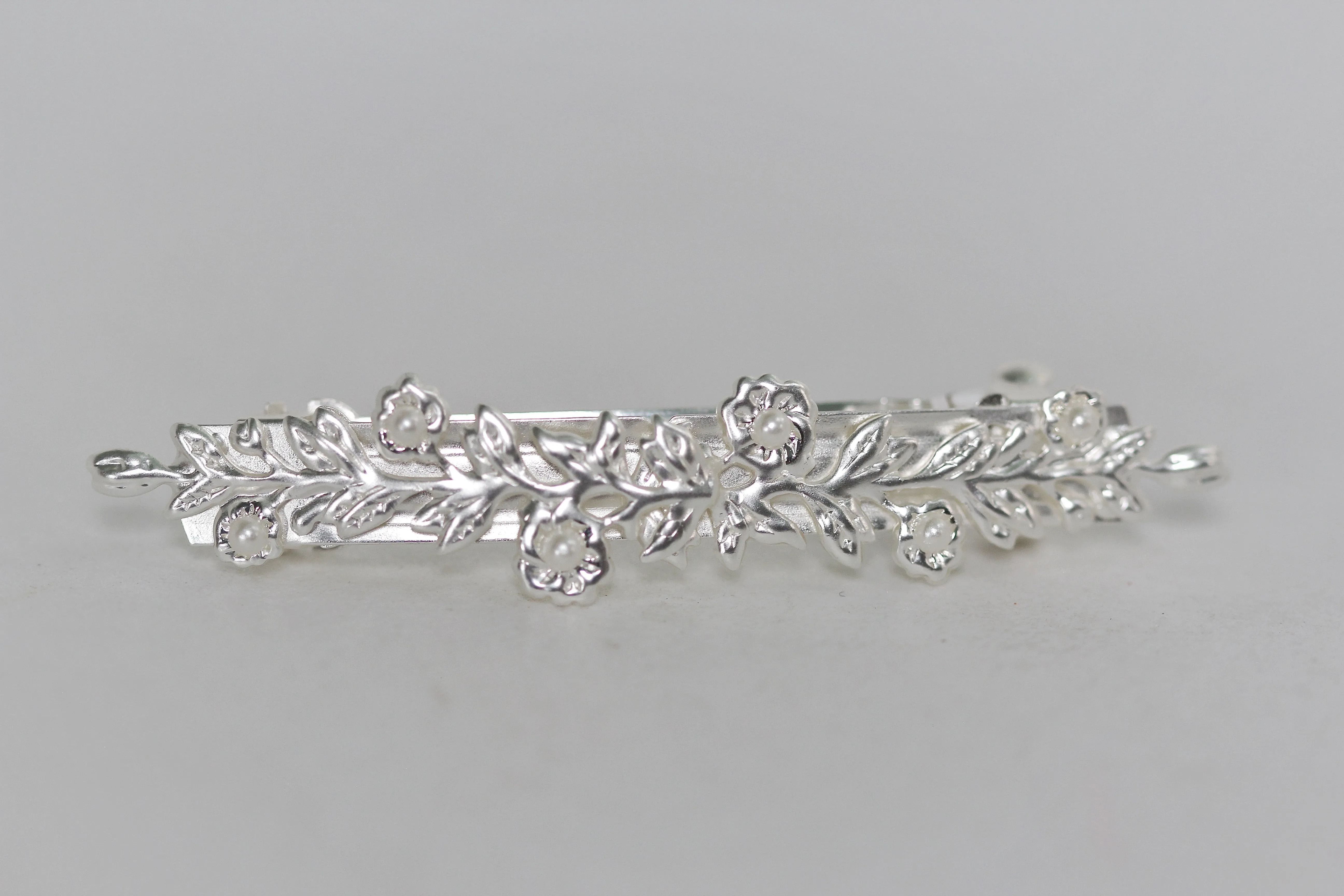 Bloom Double Flower Bouquet Barrette
