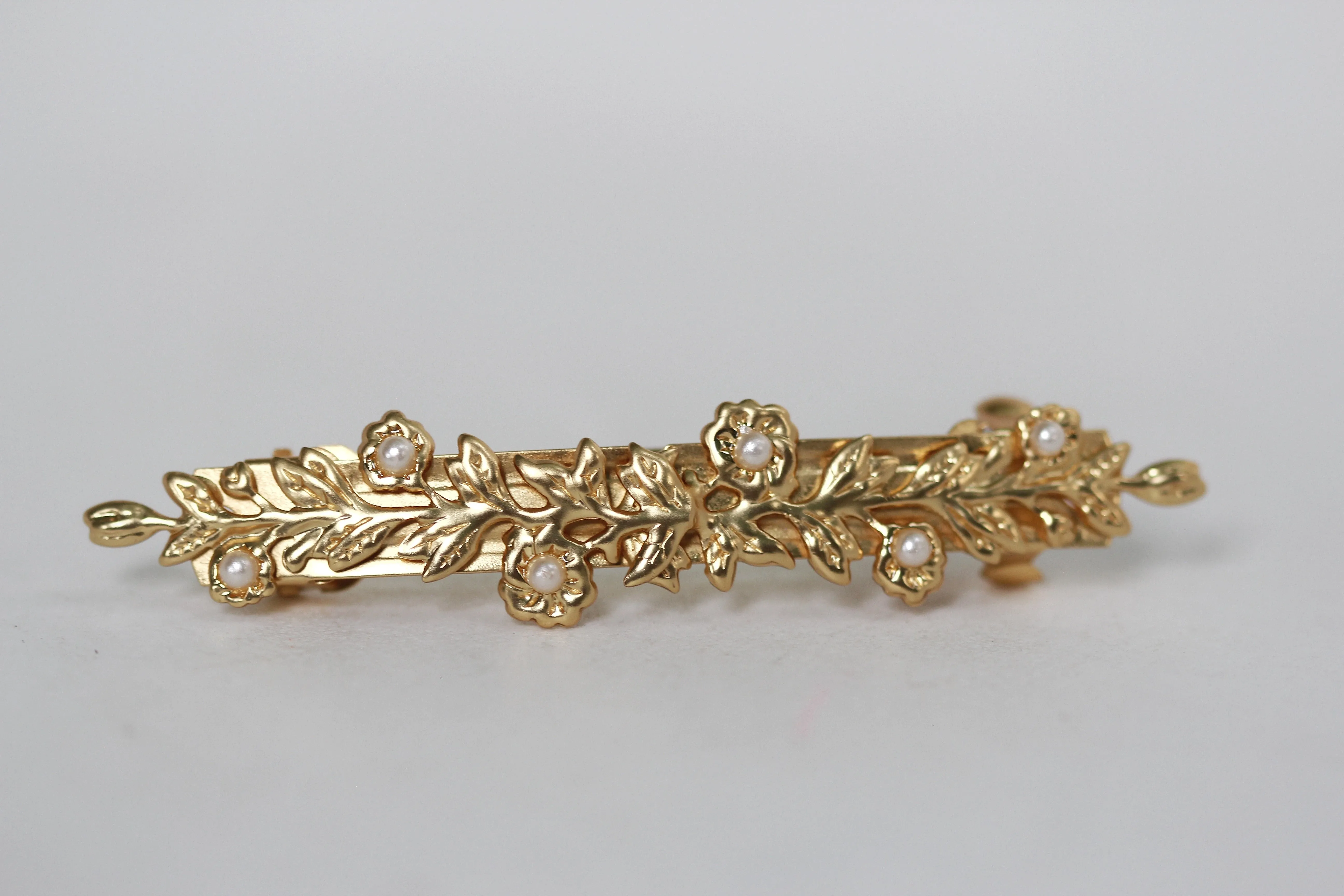Bloom Double Flower Bouquet Barrette