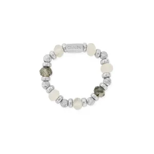 Chlobo Sterling Silver Stone Of Empowerment Black Rutilated Quartz Ring