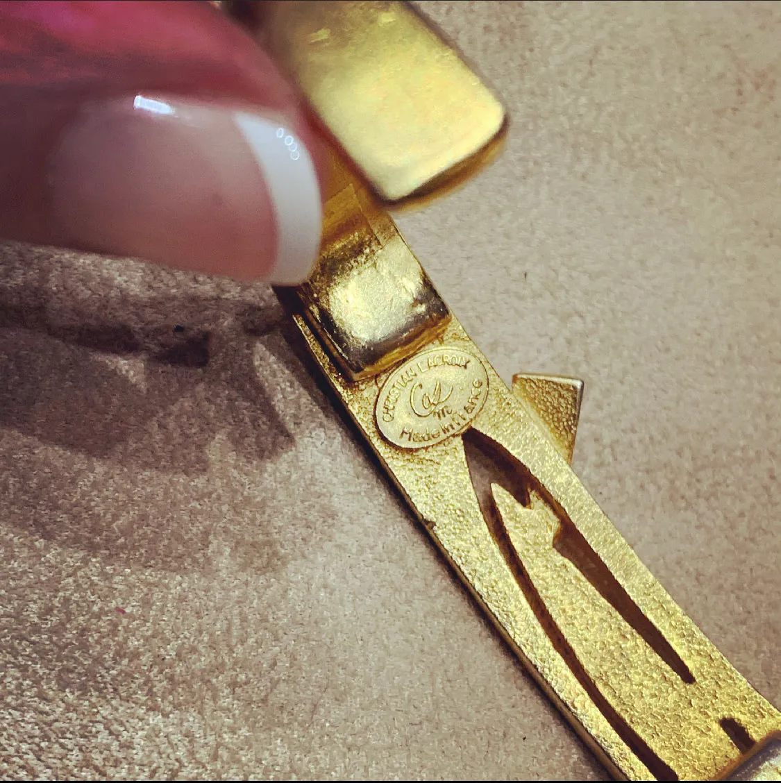 Christian Lacroix Vintage Gold Bracelet