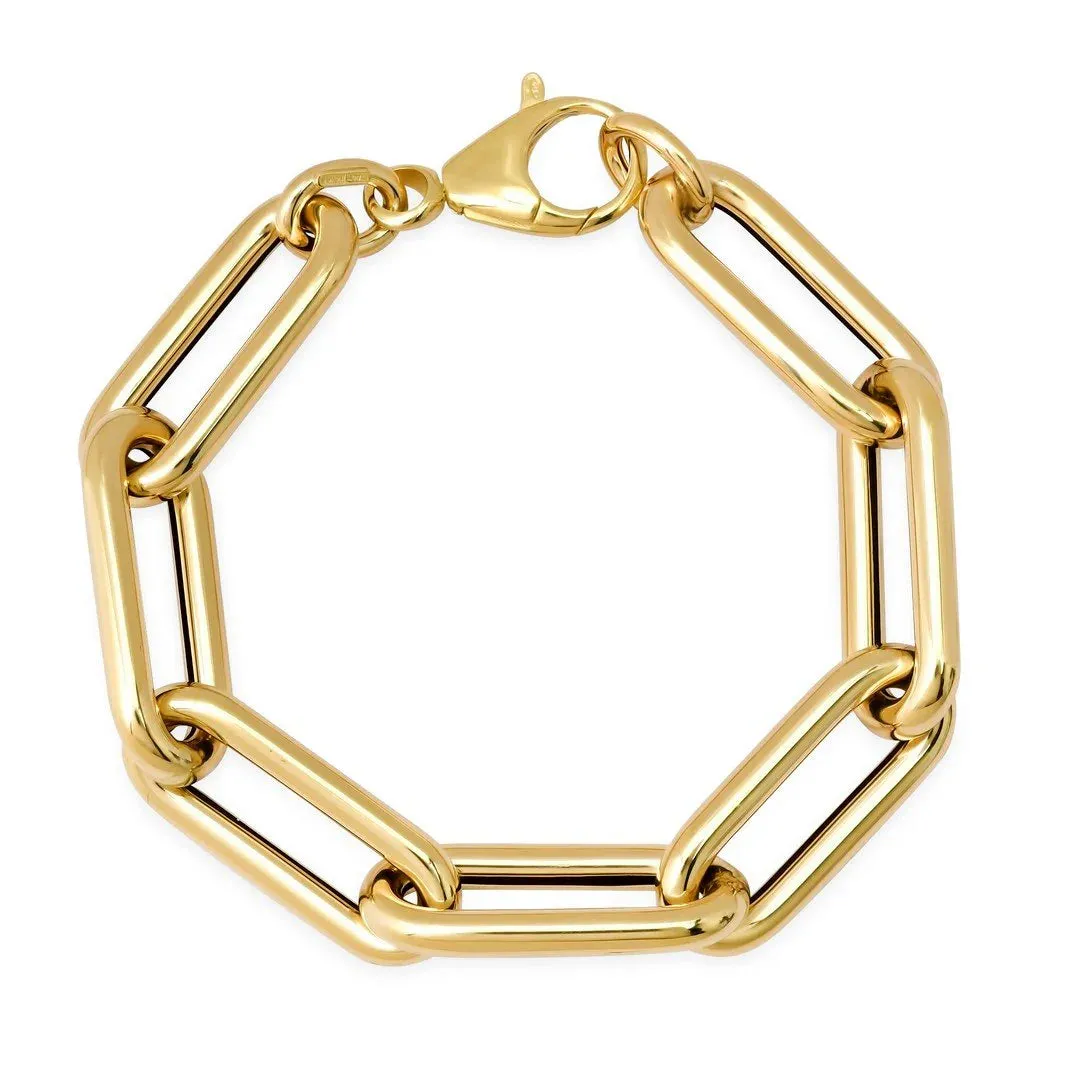 CHUNKY 14K GOLD SABRINA BRACELET