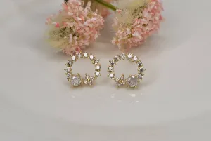 Circle Post Earring