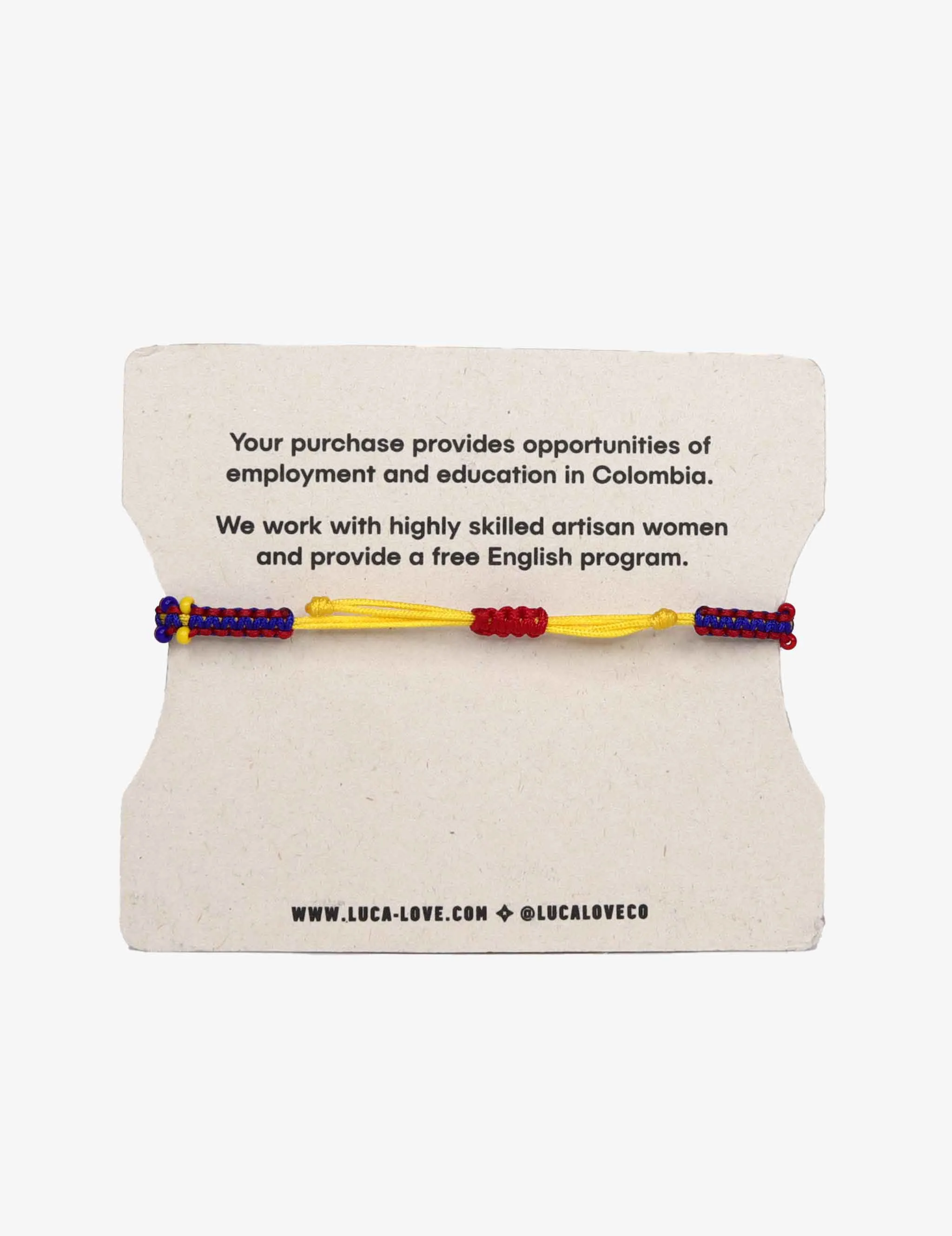 Colombia Macrame Seed Bead Bracelet