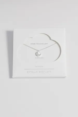 CZ Moon Pendant