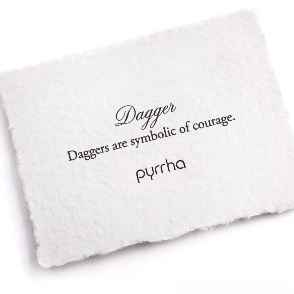 Dagger Symbol Studs