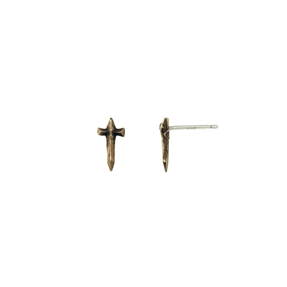 Dagger Symbol Studs