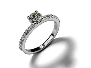 DAZZLING DAWN MOISSANITE RING