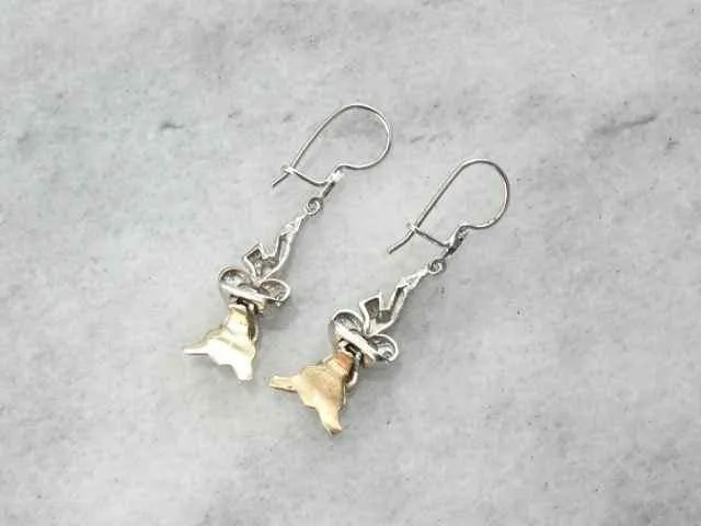 Diamond Drop Earrings from Retro Era Jewelry