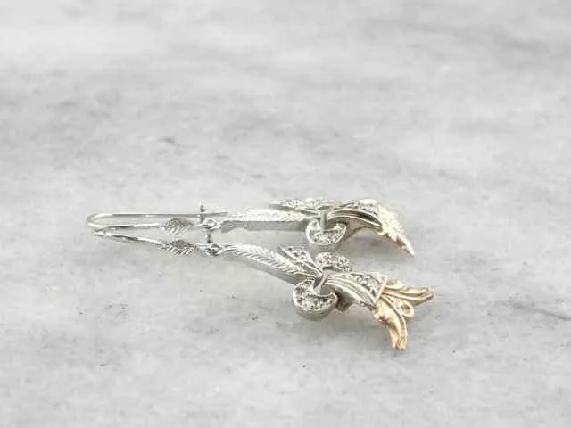 Diamond Drop Earrings from Retro Era Jewelry