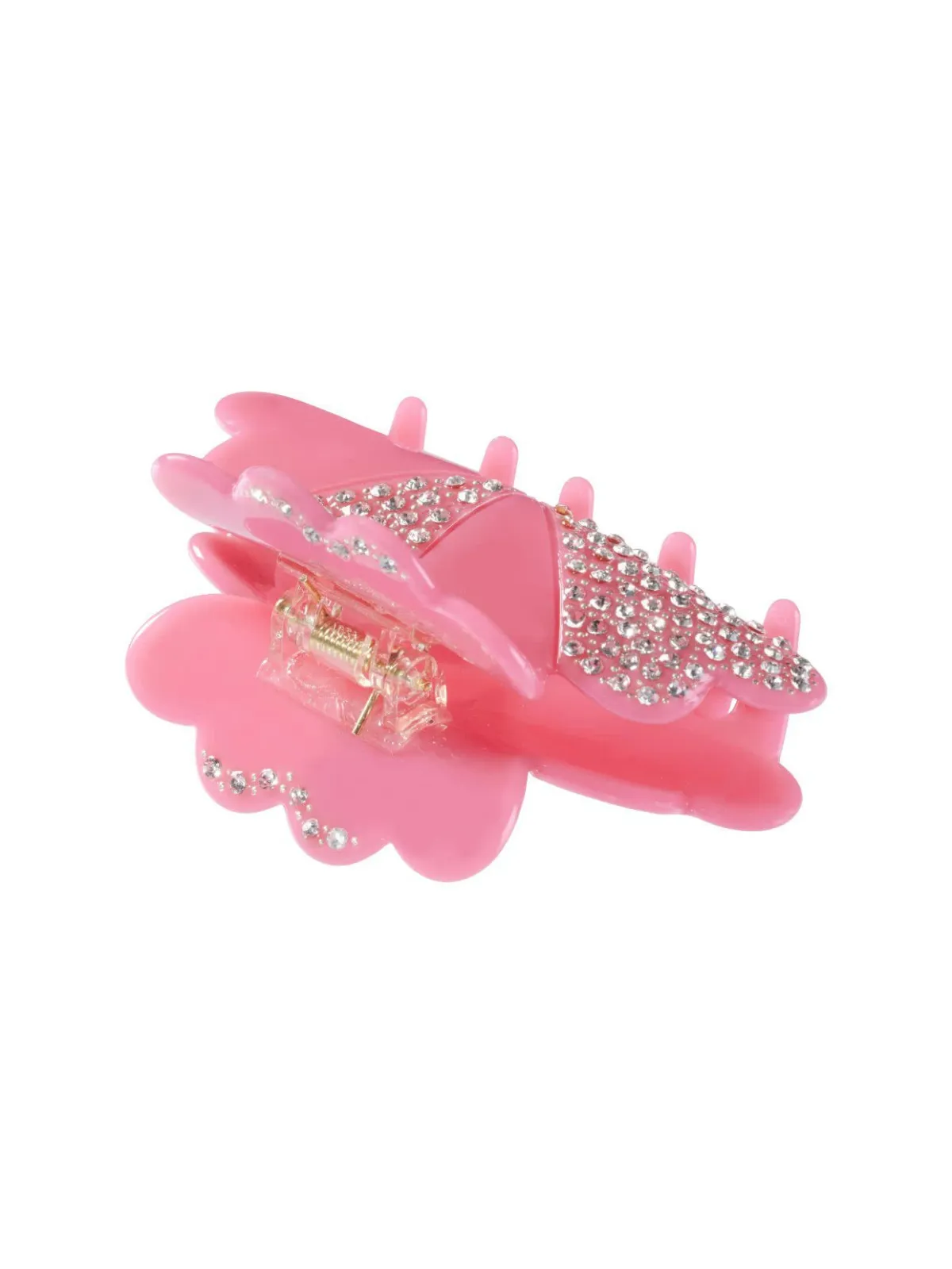 Embellished Heart Hair Claw