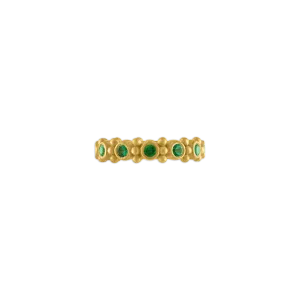 Emerald Bulla Aeon Ring