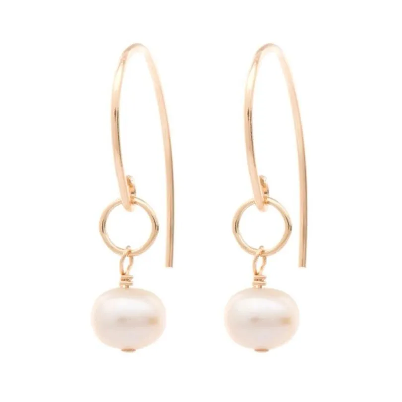 Freefall Pearl Earring