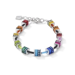 GeoCUBE? Bracelet classic polaris & rhinestone multicolour