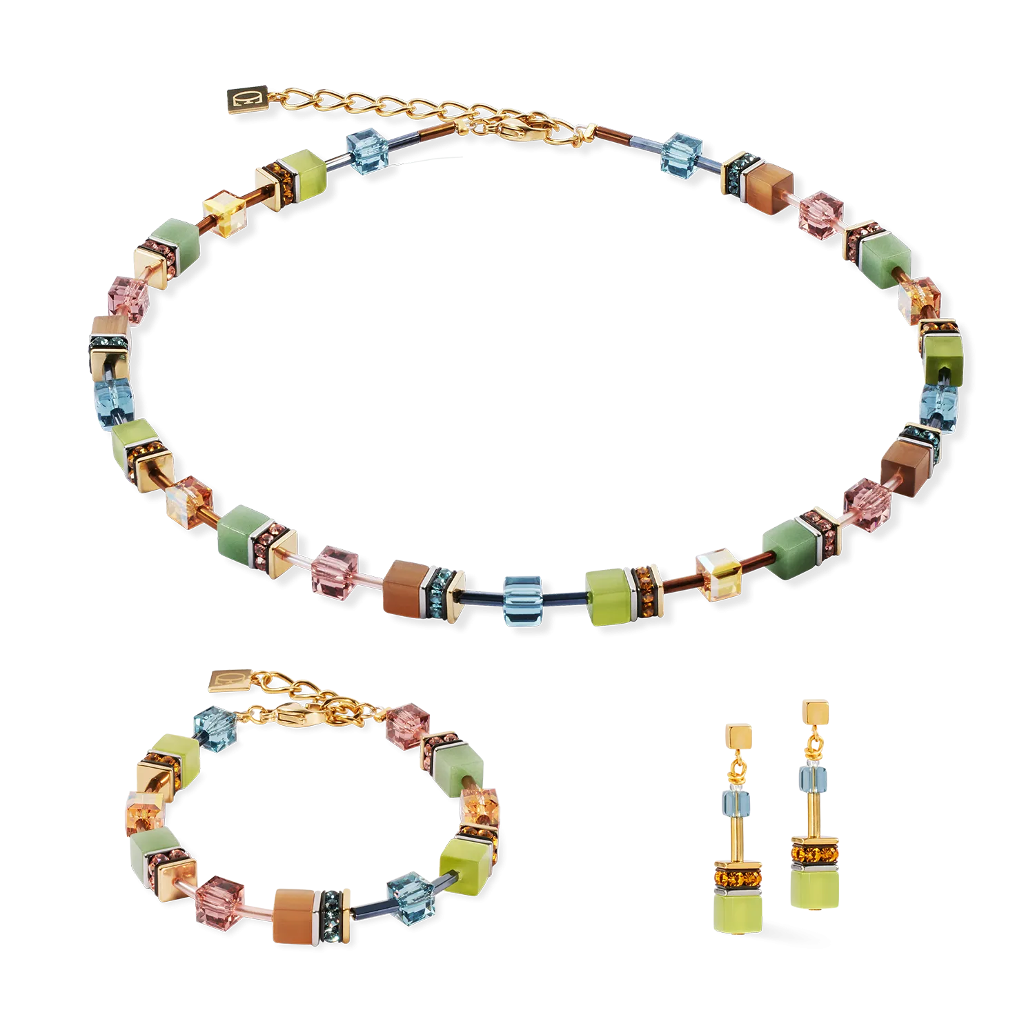 GeoCUBE? Iconic bracelet Forest bicolour