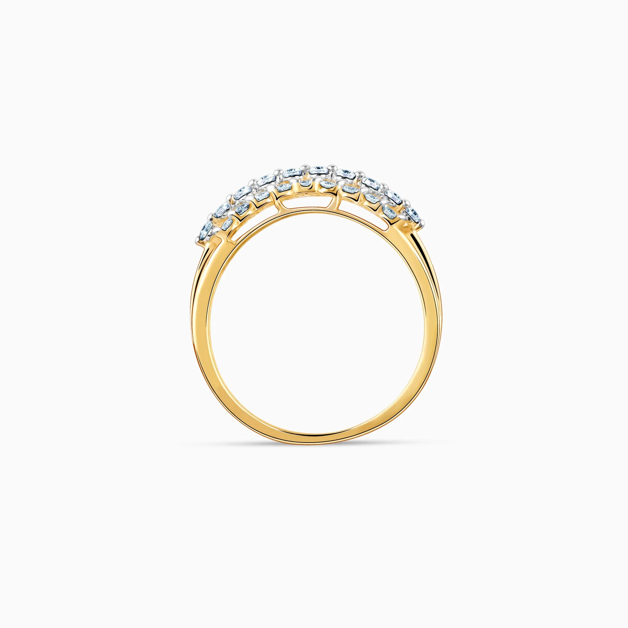 Gold Ivory Radiance Diamond Ring